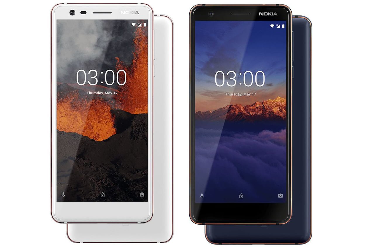 Nokia 3.1 android smartphone