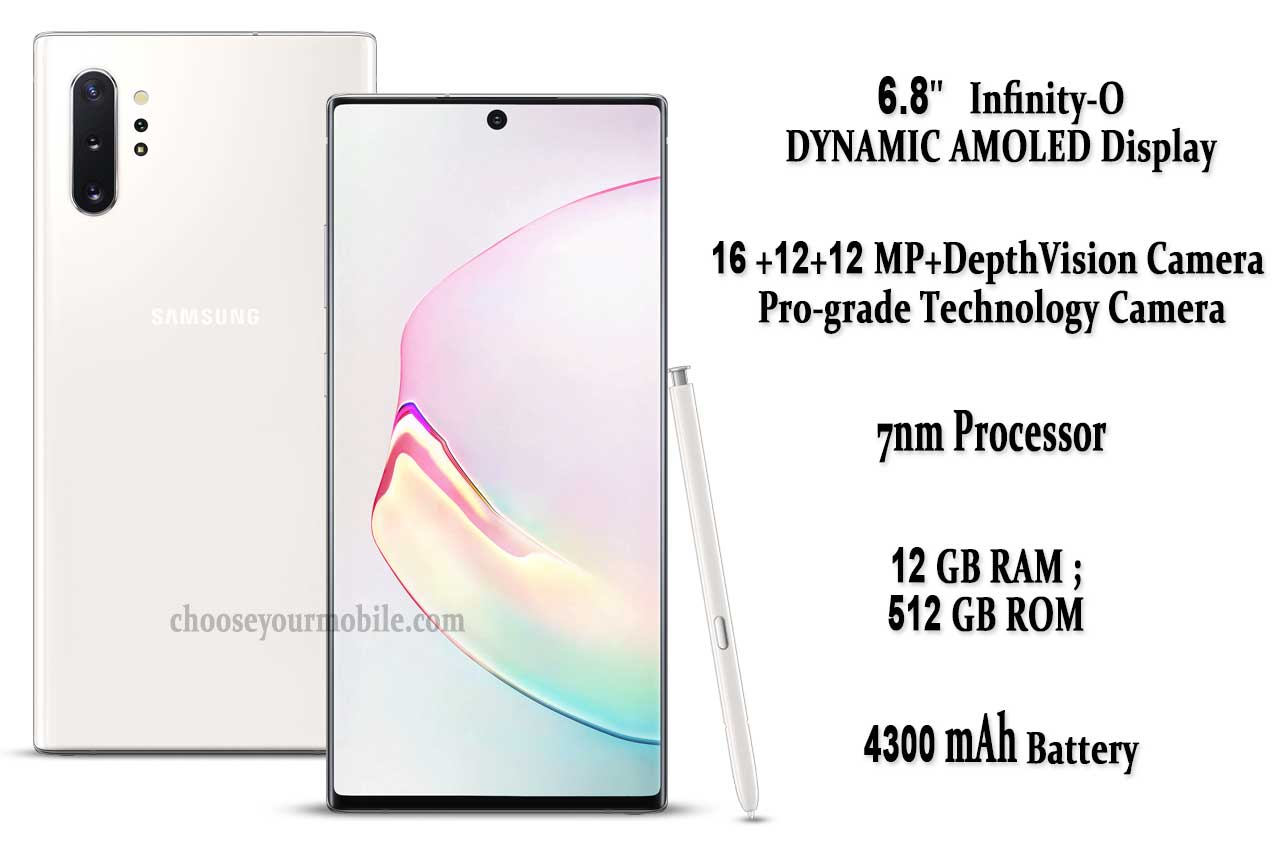 Galaxy Note10 & Note10+, Features & Specs