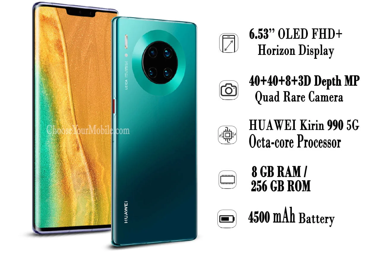 HUAWEI Mate 30 Pro 5G - Specifications - Choose Your Mobile