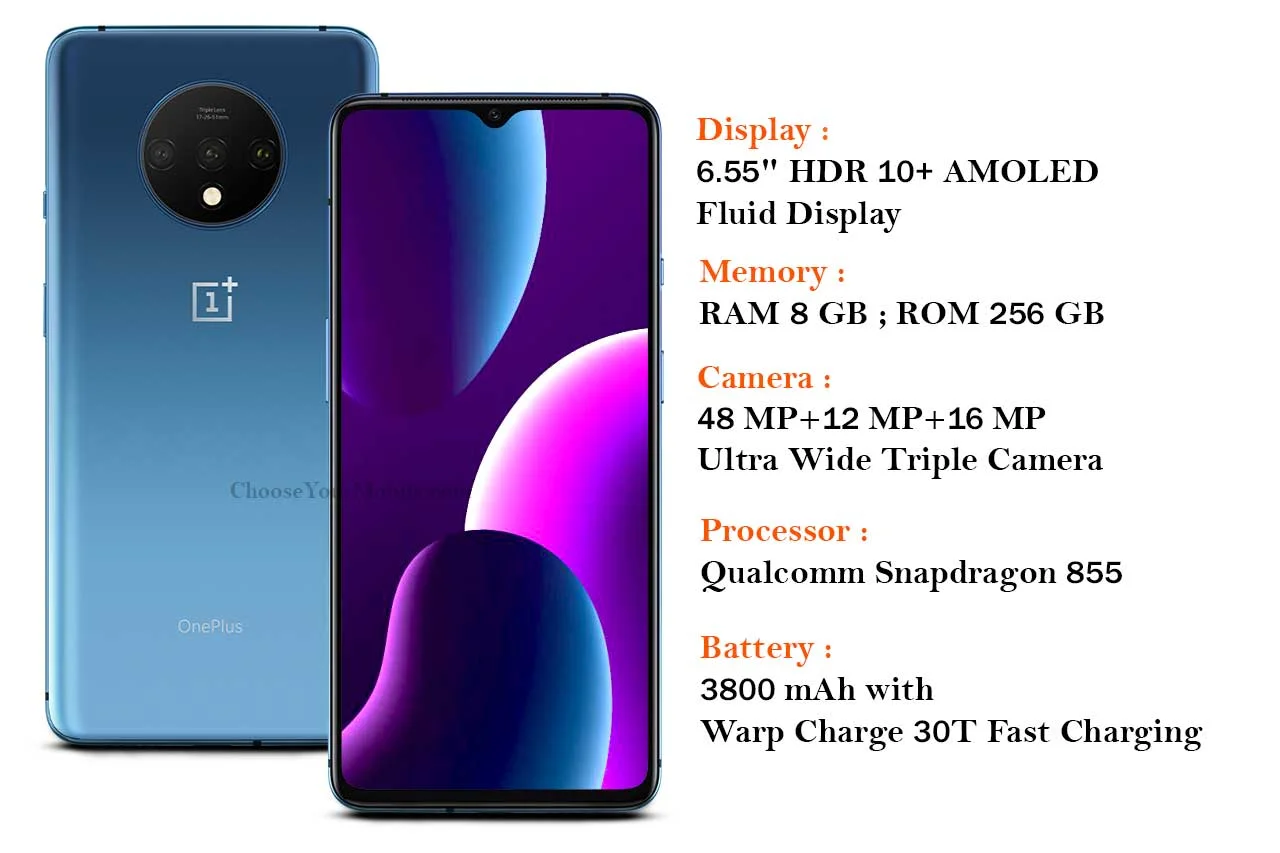 OnePlus 7T Price and Specifications - HD1901 and HD1907