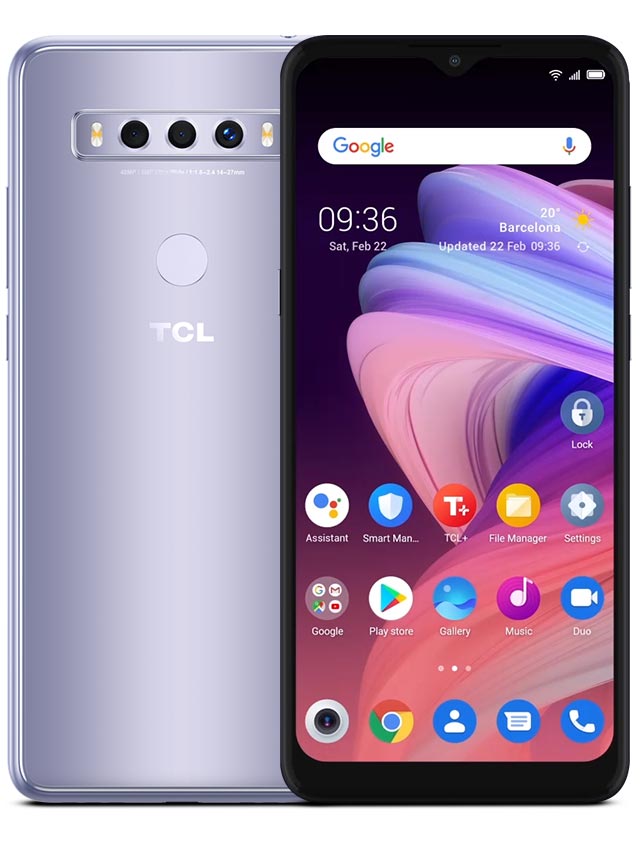 TCL 10 SE icy silver white