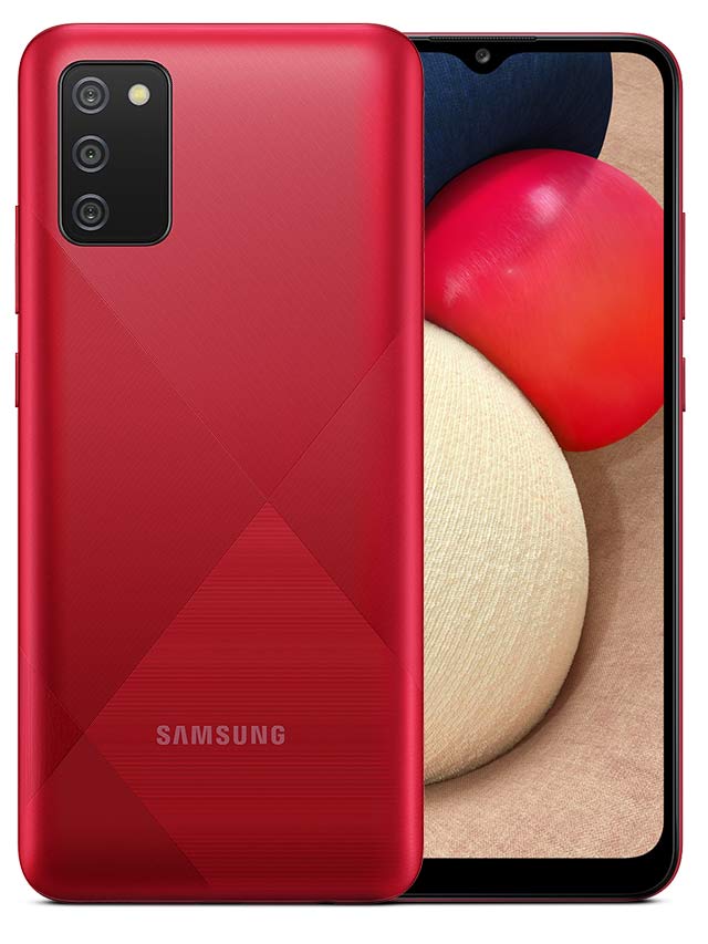 Samsung Galaxy A02s Red Color