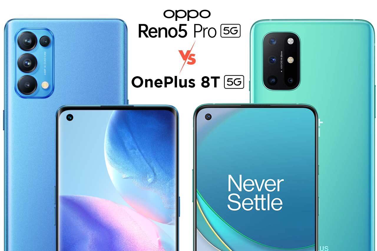 Oppo Reno 5 Pro vs OnePlus 8T
