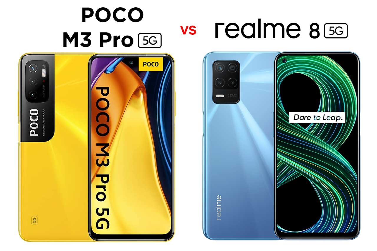 Poco M3 Pro 5G vs Realme 8 5G