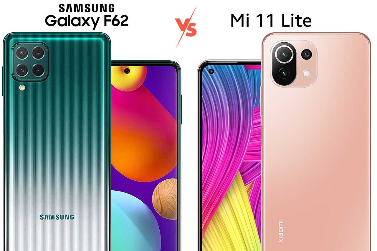 Samsung F62 vs Mi 11 Lite