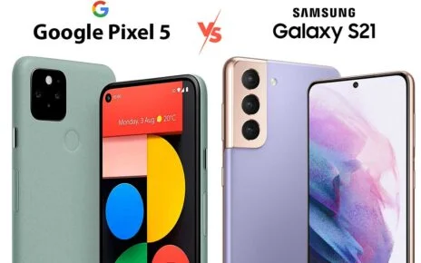 Google Pixel 5 vs Samsung S21