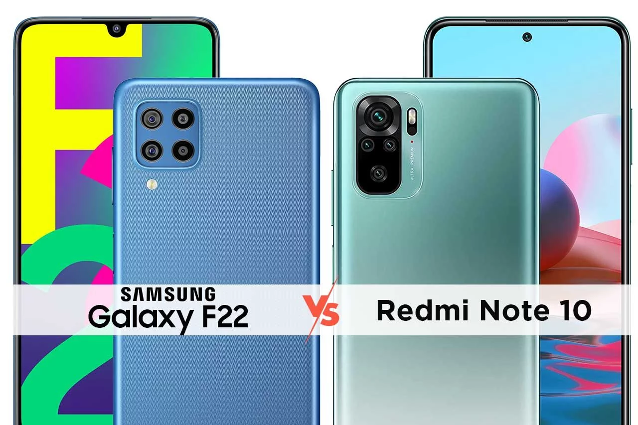 Samsung F22 vs Redmi Note 10