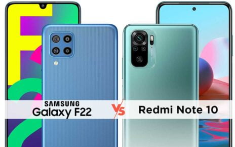Samsung F22 vs Redmi Note 10