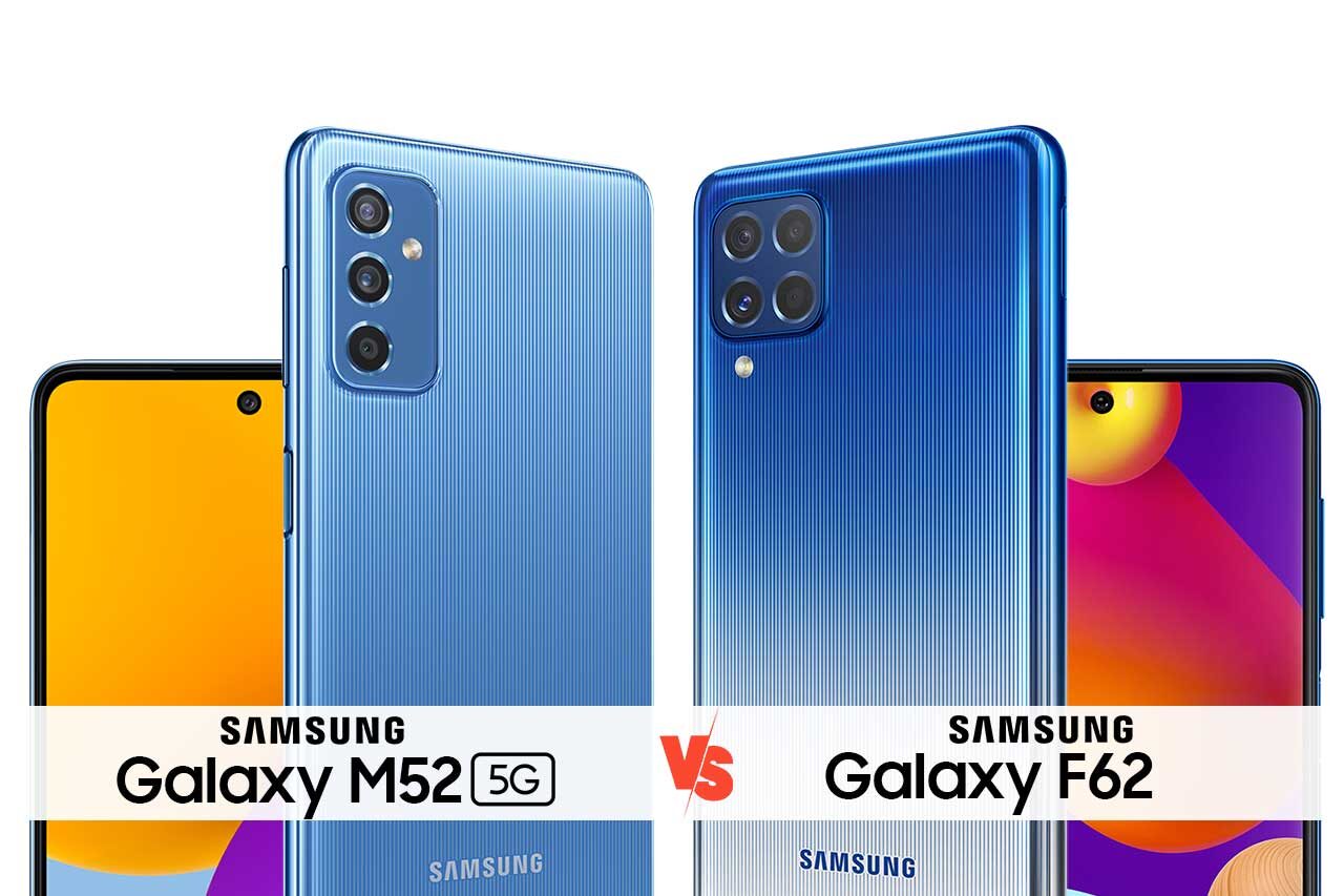 Samsung M52 vs F62