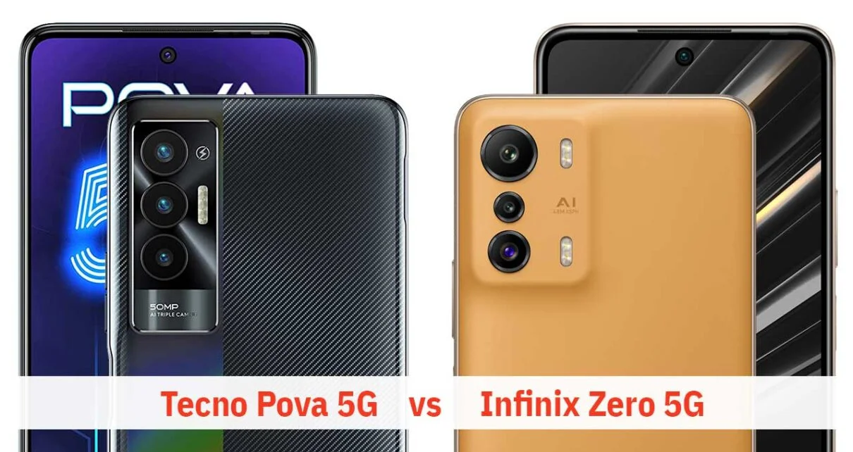Tecno Pova 5G vs Infinix Zero 5G