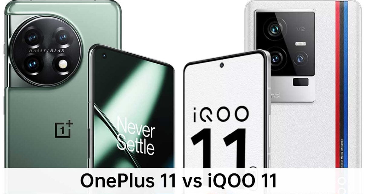 OnePlus 11 vs iQOO 11