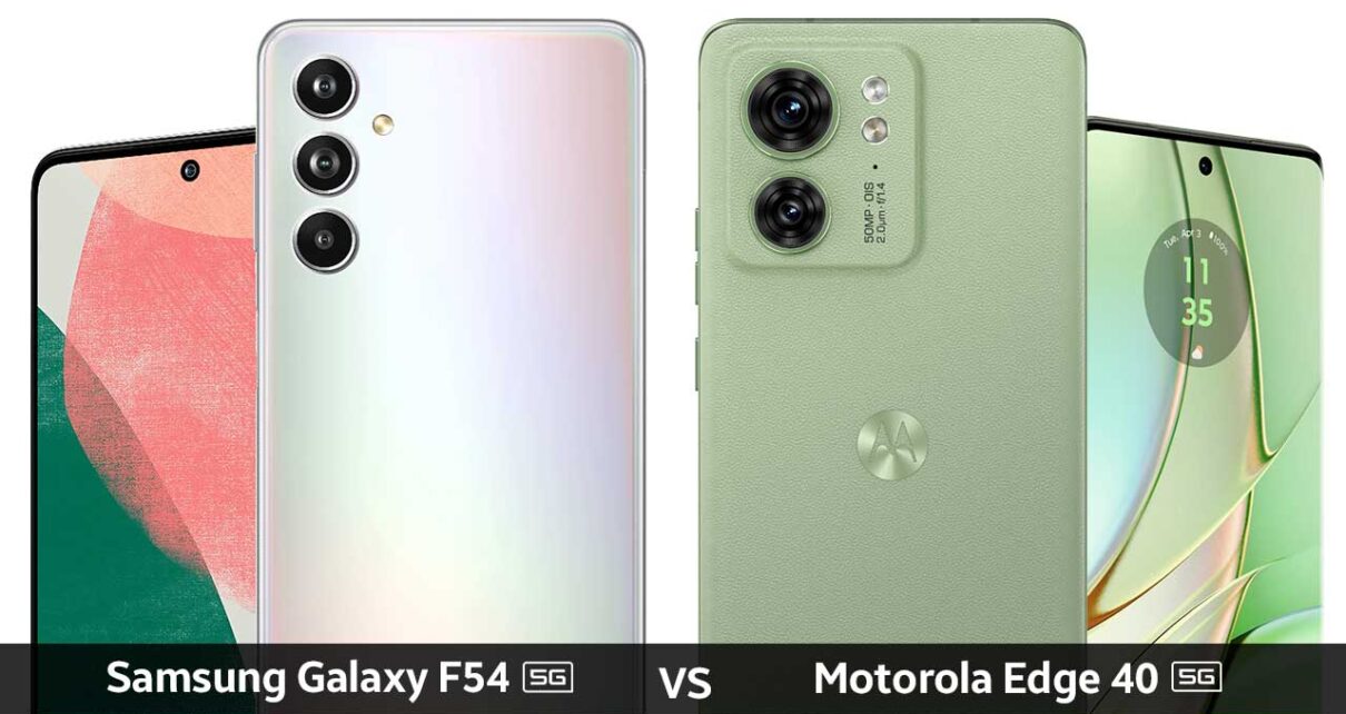 Samsung Galaxy F54 vs Motorola Edge 40