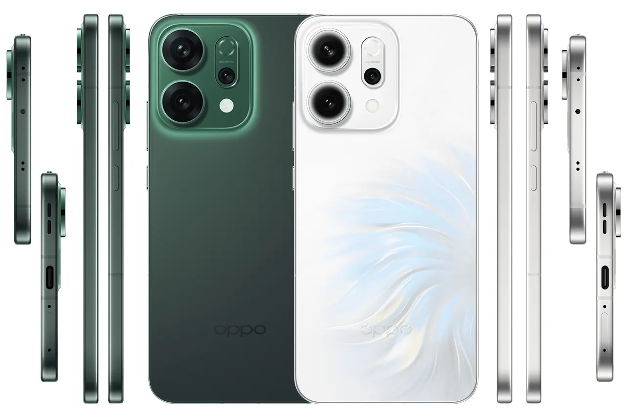 Oppo Reno 14 Oppo Reno 14 5G CPH2737 Colors