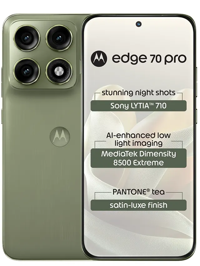 Motorola Edge 70 Pro 5G Pantone Tea Color